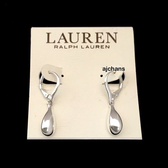 Lauren Ralph Lauren Jewelry - Lauren Ralph Lauren Silver Tone Teardrop Earrings